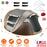 3-4 Person Pop Up Tent Automatic Setup Camping Tent Waterproof Instant Setup Tent with 2 Mosquito Net Windows Carrying Bag for Hiking Climbing Adventu