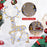 4.6 Feet Pre-Lit Christmas Reindeer with 170 Cold and Warm LED Lights
