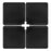 4 Pieces 13L Cantilever Offset Patio Umbrella Base with Easy-Fill Spouts