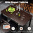 5-Piece Dining Table Set with Wide Tabletop and Rubber Wood Legs-Black