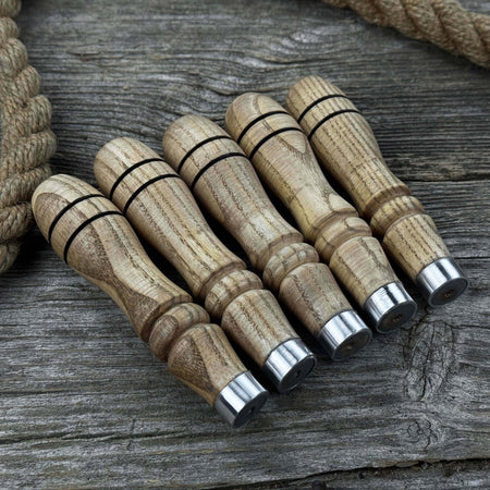 5-Piece Ash Handle Set with Rings