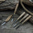 5-Piece Hand-Forged Wood Carving Tool Set