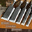 5-Piece Small Timber Framing Chisel Set with Leather Case