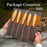 5-Piece Small Timber Framing Chisel Set with Leather Case
