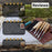 5-Piece Wood Carving Tool Set with Sharpening Board & Leather Case