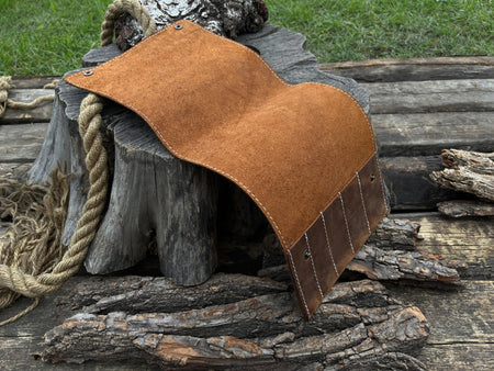 5 Pocket Leather Tool Case