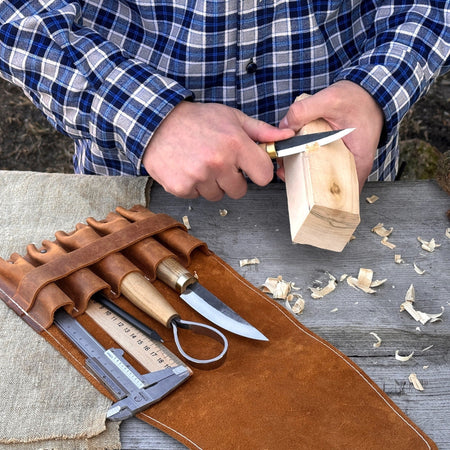 5-Pocket Leather Tool Case