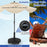 50 LBS Patio Wicker Style Resin Umbrella Base Stand Heavy Duty with Wheels