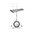 32 Note Glockenspiel Xylophone Percussion Bell Kit with Adjustable Stand