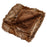 540GSM Soft Plush Fuzzy Luxury Faux Raccoon Fur Blanket for Bed-M