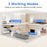 54 Pints Dehumidifier for Home 4500 Sq.Ft Dehumidifier-White