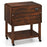 54 Quart Wooden Cooler Cart for Patio Rolling Ice Chest with Shelves-Brown