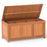 58 Gallon 3-in-1 Patio Wood Deck Box with Flip Top for Cushions