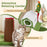 58 Inch Tall Cat Tree Tower Multi-level Pet Climbing and Jumping Tower Furniture with Condos