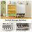 5-Tier Shoe Cabinet with Faux Marble Countertop and Flat Tilting Shelves-White