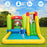 Inflatable Bounce House Water Slide Jump Bouncer without Blower