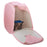 Durasage Personal Foldable Steam Sauna for Relaxation at Home, 60 Minute Timer, 800 Watt Steam Generator, Chair Included - Light Pink