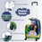 2 Pieces 12 Inch and 16 Inch Kids Carry on Suitcase Rolling Backpack School Luggage Set-Elephant