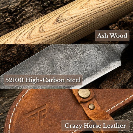 Hand-Forged Splitting Froe, Blade - 25.5 cm (10 inches)