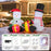 5 Feet 2 Cute Blow-up Snowman Christmas Inflatables with Gift Boxes