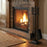 5-Pieces Fireplace Tool Set Indoor Outdoor Fire Place Set Tools with Aluminum Handles