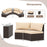 5 Pieces Patio Furniture Set