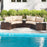 5 Pieces Patio Furniture Set