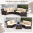 5 Pieces Patio Furniture Set