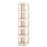 5-Tier Foldable Rotating Bookshelf 360¬∞ Spinning Bookcase with Swivel Base-White