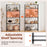 5-Tier Metal Storage Shelving Unit with V-Shaped Wire Rack and 1250 LBS Capacity-Black
