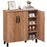5-Tier Shoe Storage Cabinet Freestanding Shoe Rack Organizer-Oak
