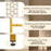 5-Tier Tall Etagere Bookcase with Open Storage Shelves-White
