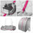 Lightweight Personal Steam Sauna for Weight Loss, Detox & Relaxation, 60 Minute Timer - Pink