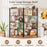 5-tier Bookcase 61 Inch Tall Industrial Bookshelf with Metal Frame