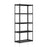 5-Tier Metal Shelving Unit with Anti-slip Foot Pad Height Adjustable Shelves for Garage-M