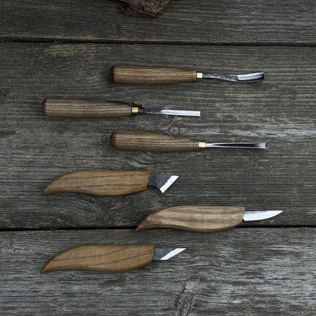 6-Piece Carving Knife, Chisel & Gouge Set