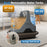 600W Upholstery Cleaner Machine with 15Kpa Powerful Suction and Versatile Attachments-Gray