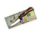 E3 Carbon 1080 neck knife with forged scales, MINI /ROSEWOOD GRIP BY TITAN TC-003