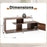 60 Inch Entertainment Center TV Stand with Power Outlet-Rustic Brown