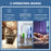 60-Pint Dehumidifier for Home and Basements 4000 Sq. Ft with 3-Color Digital Display-White