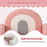 Kids Armchair with Comfy Backrest and Armrests-Pink
