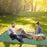 60" x 78" Waterproof Picnic Blanket Handy Mat with Strap Foldable Camping Rug for Camping Hiking Grass Travelling