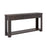 63 Inches Farmhouse Entryway Table with 4 Storage Drawers and Open Shelf-Espresso