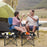 2Pcs Foldable Camping Table Portable Picnic Table Lightweight Travel Desk with 2 Cup Holders/Table Carrying Bag