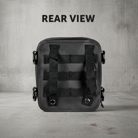 Large Waterproof Submersible Tactical MOLLE Pouch for Plate Carriers, Battle Belts, Rucks and Field Gear. Durable Thermoplastic Design is Compatible with Backpacks, Tactical Belts, Chest Rigs and More