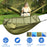 600lbs Load 2 Persons Hammock w/Mosquito Net Outdoor Hiking Camping Hommock Portable Nylon Swing Hanging Bed w/ Strap Hook Carry Bag