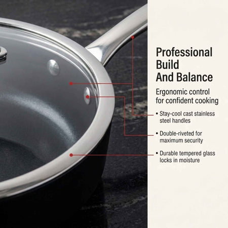 Ceramic Nonstick Cookware Set, 12-Piece