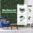 12 Pieces Artificial Peanut Leaf Hedges Panels