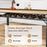6 Feet Dining Table with Heavy-Duty Metal Frame for 6-8 People-Natural