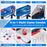 6-In-1 Combo Game Table with Basketball Billiards Ping Pong Hockey Shuffleboard